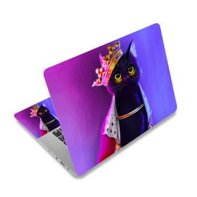 ToLuLu cat princess laptop skin design protecting a notebook’s surface with vibrant colors.