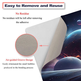 ToLuLu Cosmic Planets packaging and kit layout highlights reusable decals.