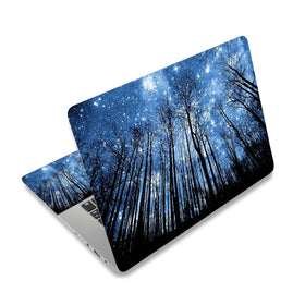 ToLuLu Galaxy Forest laptop skin front view for stylish protection