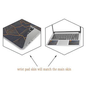 ToLuLu skin on left touchpad area enhances grip and protects surface