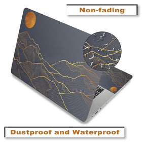 ToLuLu main laptop skin shows mountain art across the lid