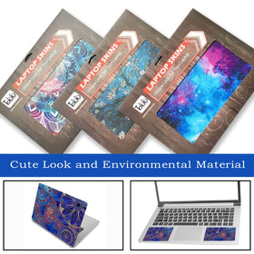 ToLuLu blue mandala 15.4-inch skin protects against scratches while personalizing your device.