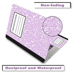 ToLuLu laptop skin close-up showing high-resolution printing and flexible film