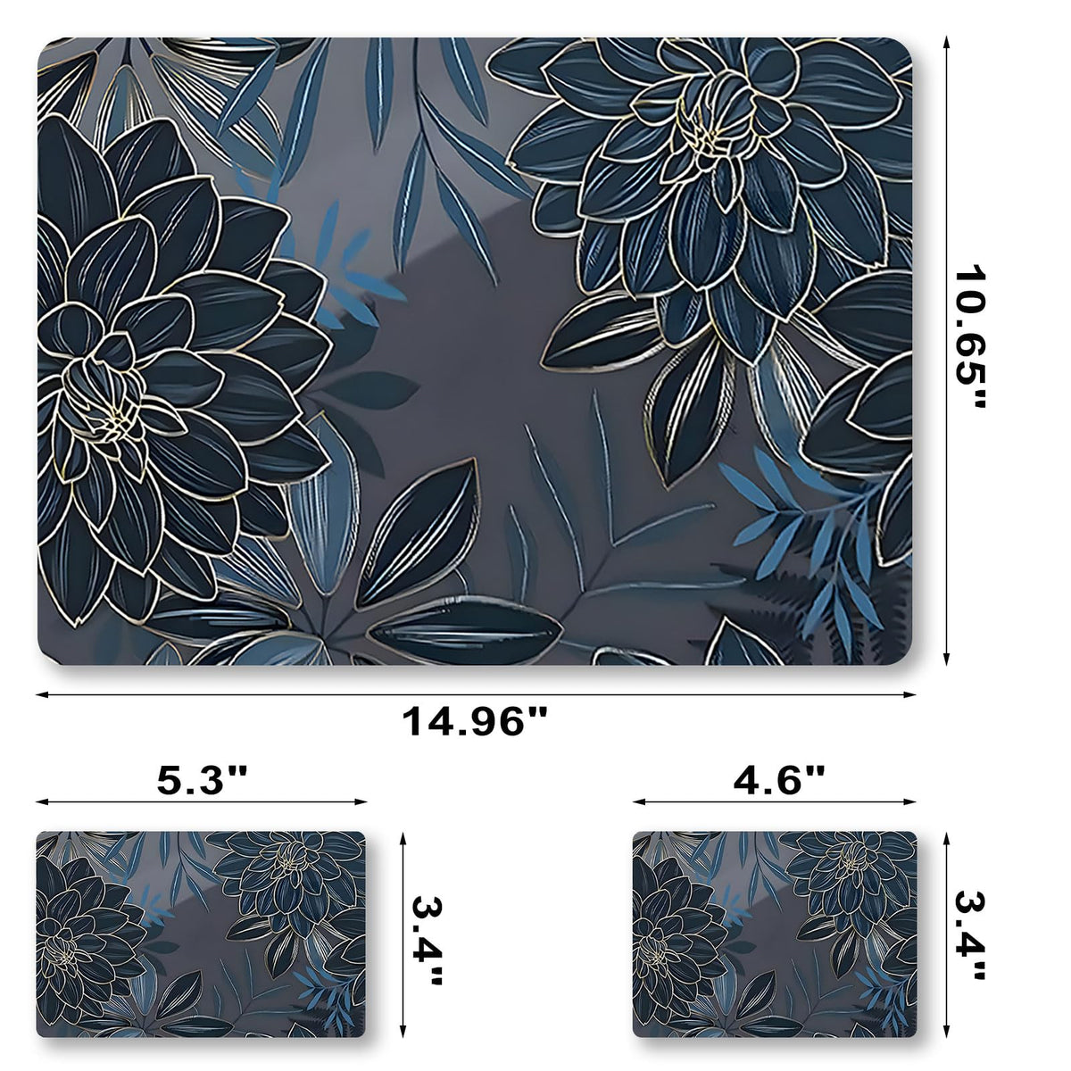 ToLuLu Dahlia Flowers packaging shows easy-to-use removable sticker for quick style changes.