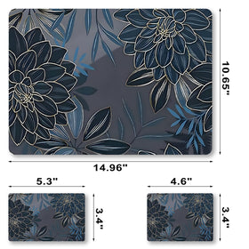 ToLuLu Dahlia Flowers packaging shows easy-to-use removable sticker for quick style changes.