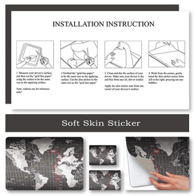 ToLuLu skin dimensions fit most 12-15.6 inch laptops.