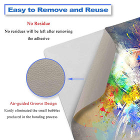 ToLuLu easy-apply film demonstrates simple installation with minimal mess.