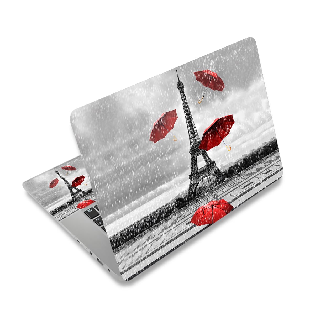 ToLuLu laptop skin Eiffel Tower graphic for stylish protection and easy removal