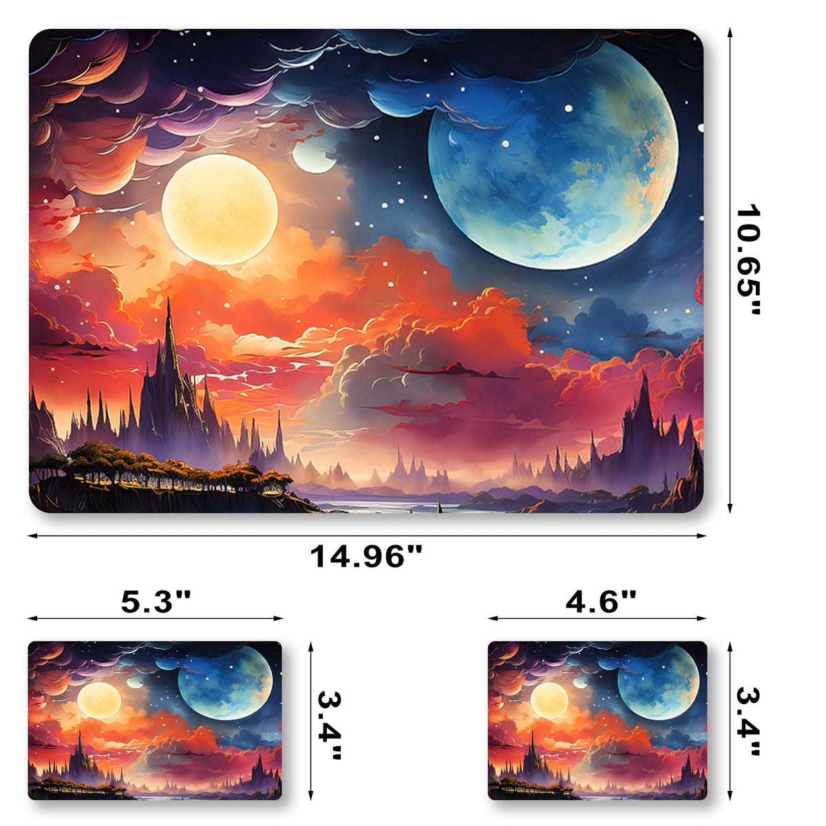ToLuLu Fantasy Universe installation guide image demonstrates easy application and removal.