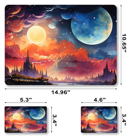 ToLuLu Fantasy Universe installation guide image demonstrates easy application and removal.