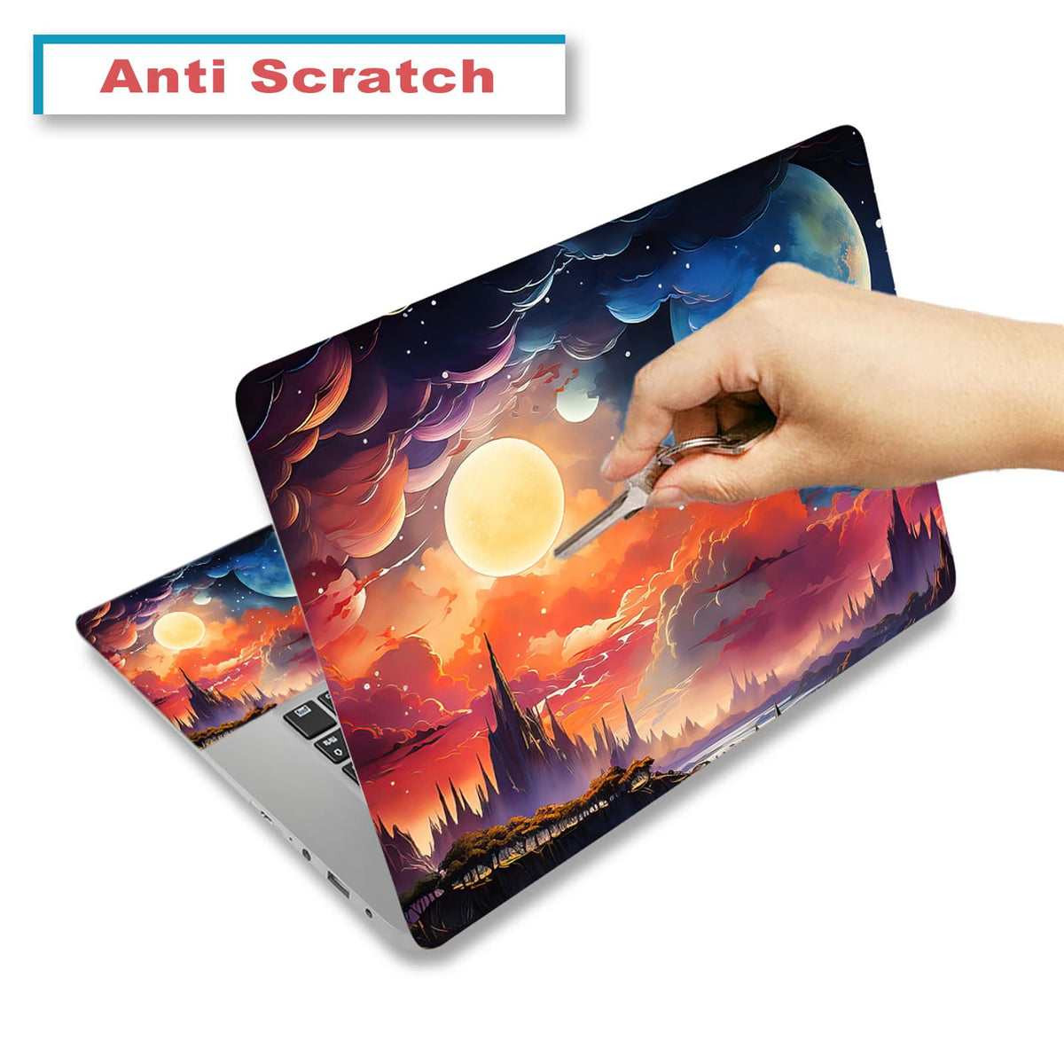 ToLuLu Fantasy Universe side-right skin guards the opposite edge with vibrant design.