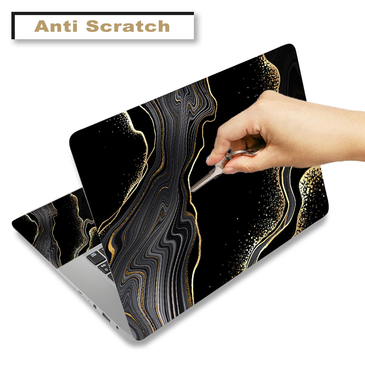 ToLuLu back film application detail illustrating easy alignment for backside protection