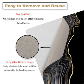 ToLuLu marble skin on side view demonstrates edge-to-edge coverage