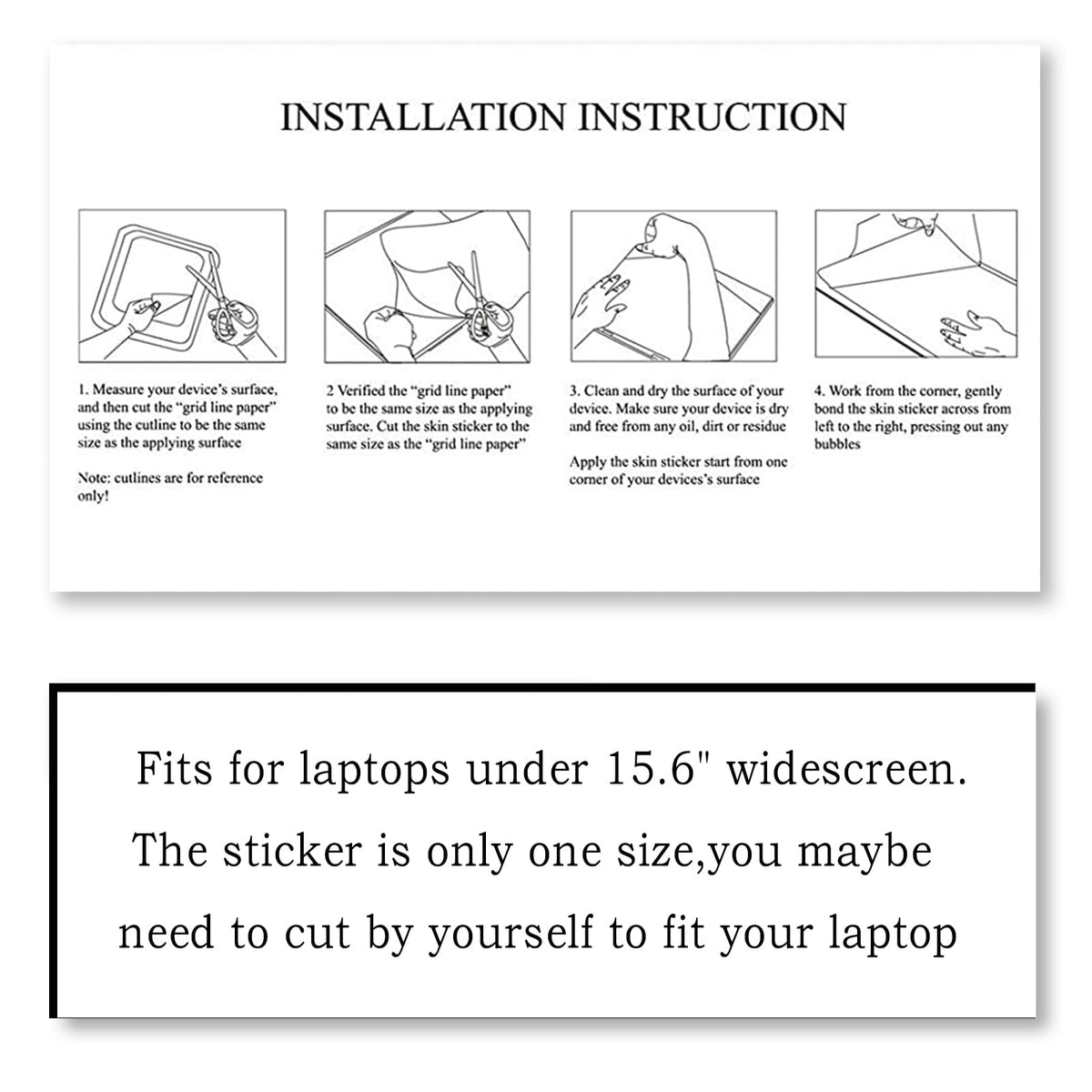 ToLuLu packaging image showing unboxing of purple composition book skin kit