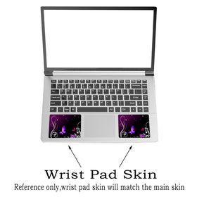 ToLuLu laptop skin back view showing durable waterproof layer