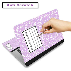 ToLuLu laptop skin right edge close-up showing symmetrical coverage