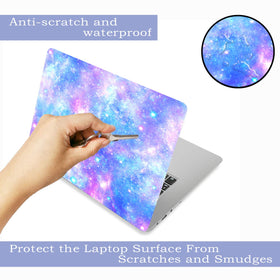 ToLuLu starry night back panel skin, back view, protects surface from wear.