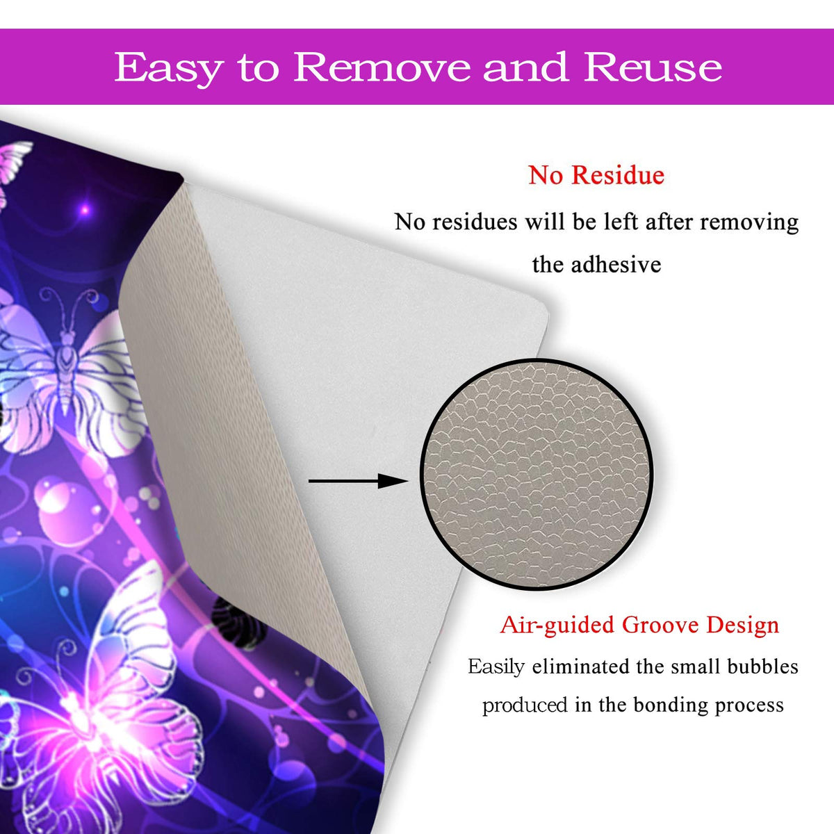 ToLuLu waterproof and dustproof butterfly skin keeps laptops looking new.