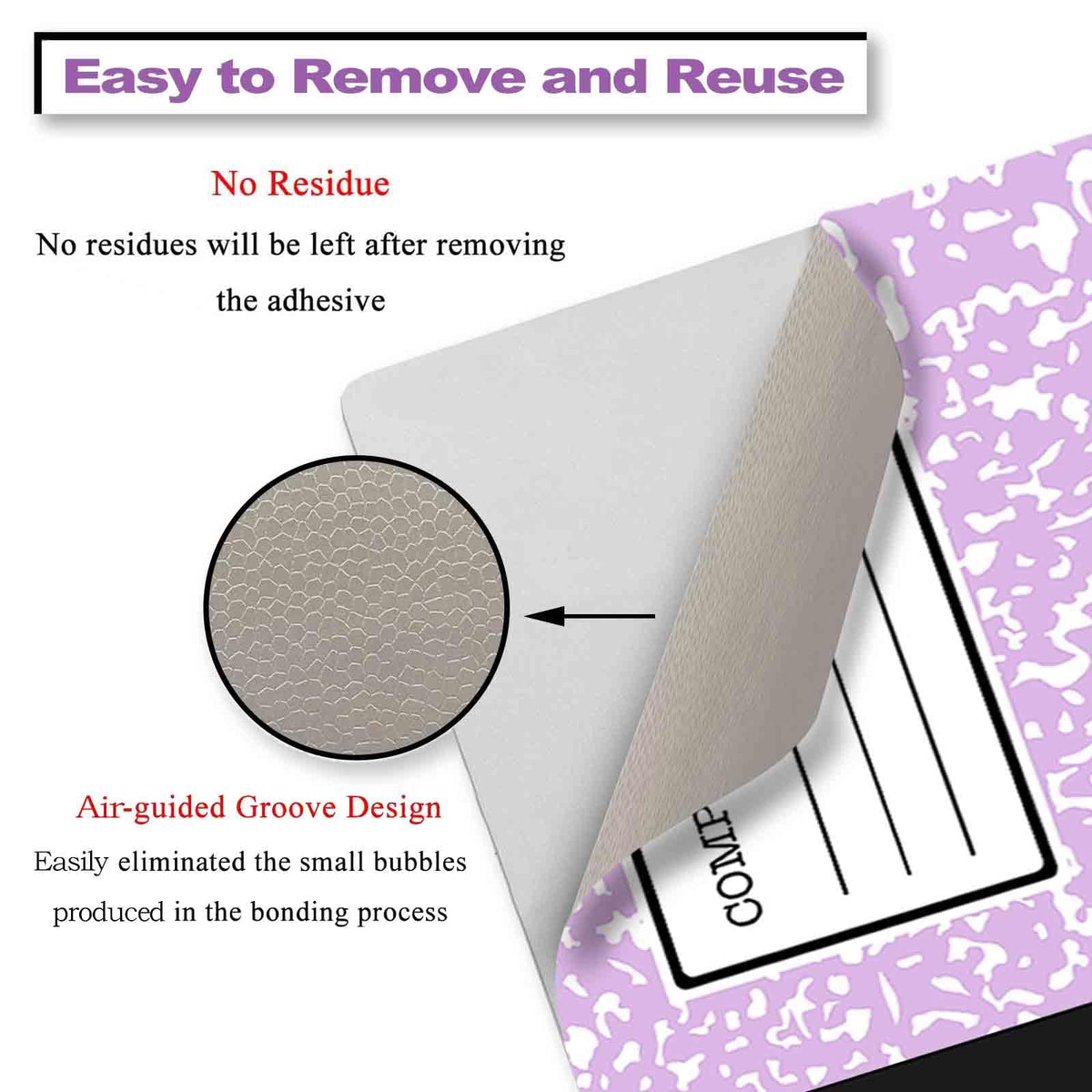 ToLuLu wrist pads included with the sticker kit for comfortable typing