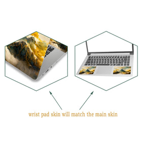 ToLuLu laptop skin mountain sea of clouds side view adds grip and edge protection