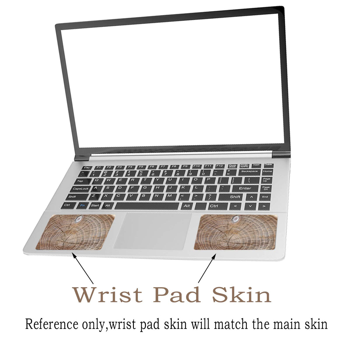 ToLuLu side pad skins for touchpad provide comfortable grip