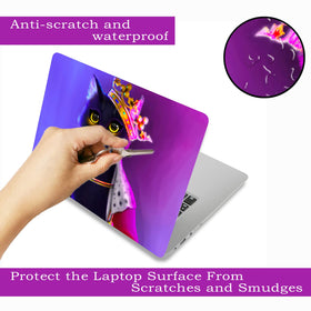 ToLuLu waterproof removable laptop decal in bright colors adds stylish protection.