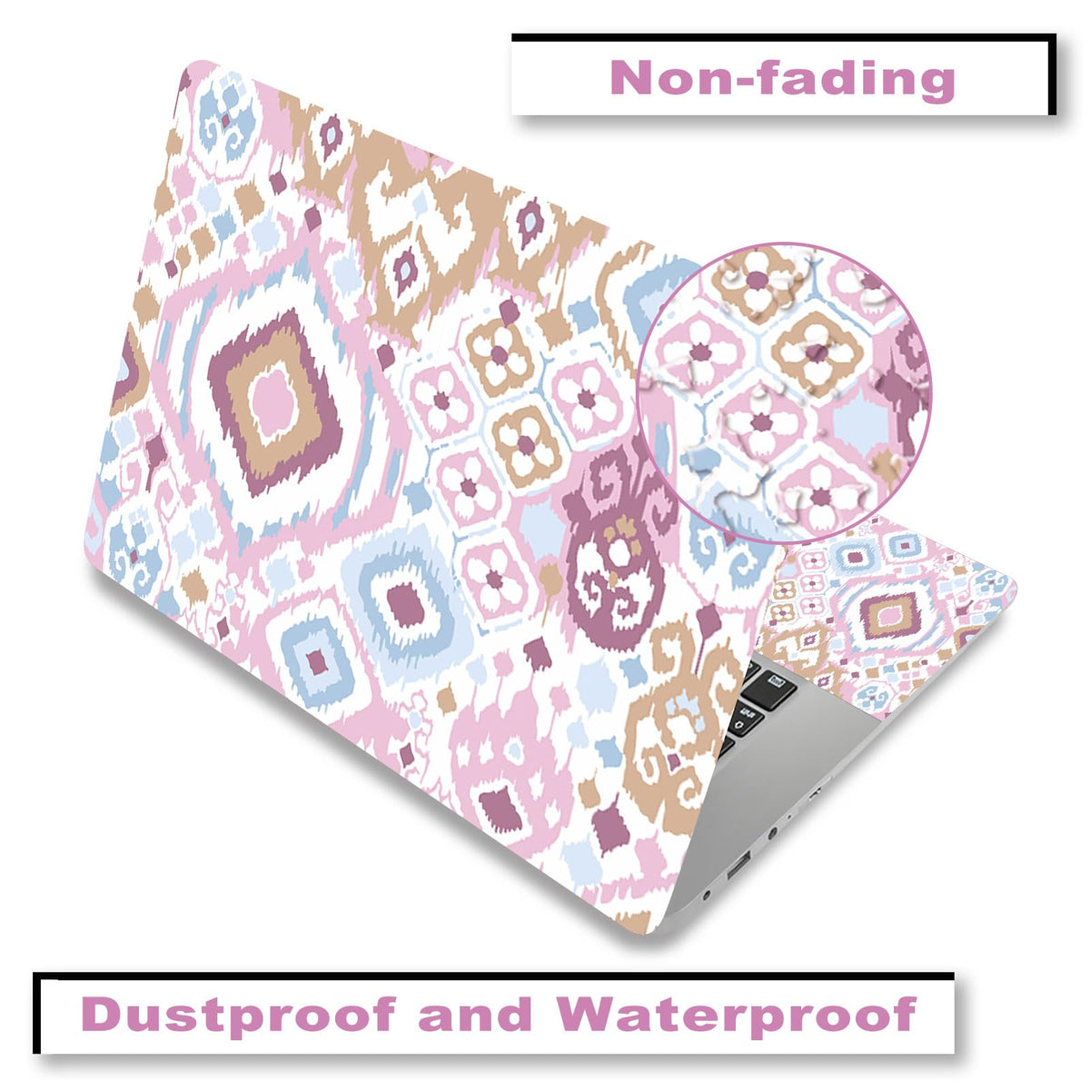 ToLuLu with two wrist pad skins adds ergonomic comfort and decoration.