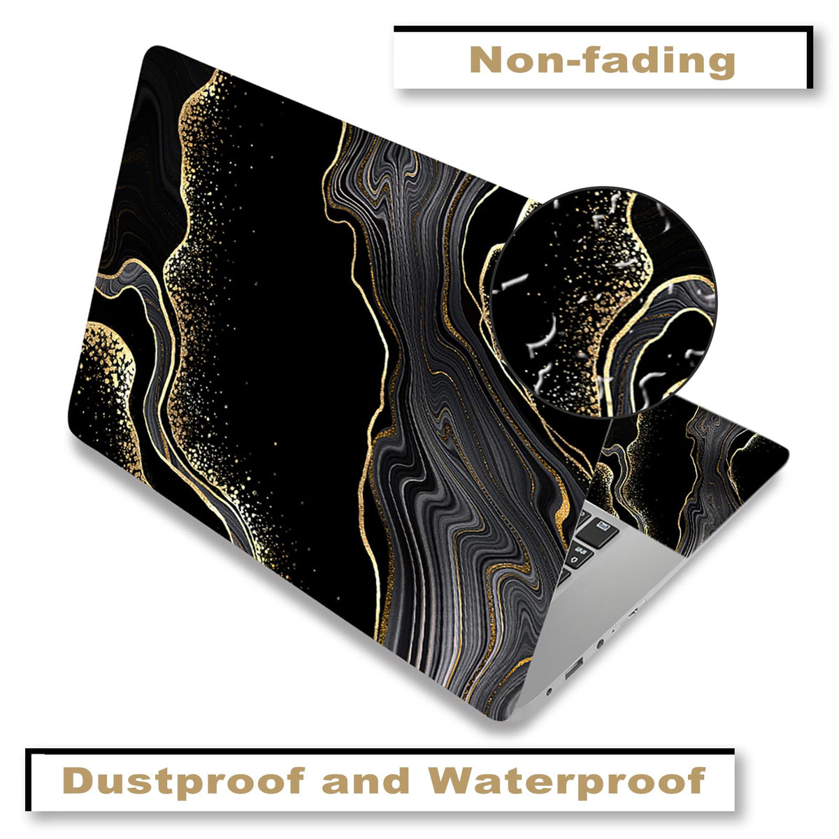 Two wrist pad skins from ToLuLu kit provide cushioned comfort and style