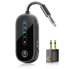 Tolvalue Dual Link BT54 on-flight adapter shows clear TX/RX status