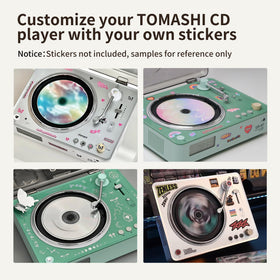 Tomashi CD67 White remote control enables easy playback control