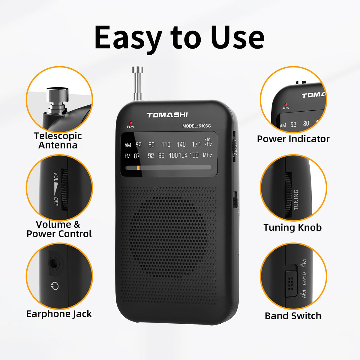 Tomashi Pocket Radio outdoor-use shows this device as a reliable companion for outdoor activities.