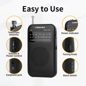Tomashi Pocket Radio outdoor-use shows this device as a reliable companion for outdoor activities.