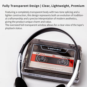 TOMASHI optional belt clip shown for hands-free carry