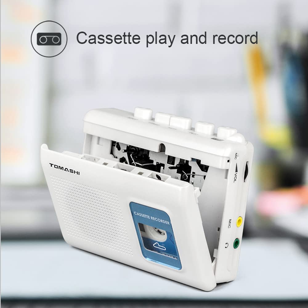 TOMASHI controls close-up with rewind, play and record buttons