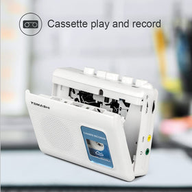 TOMASHI controls close-up with rewind, play and record buttons
