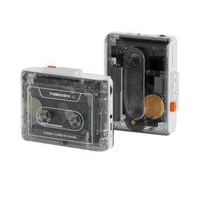 TOMASHI portable cassette player front view for easy on-the-go listening