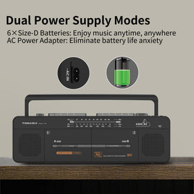 TOMASHI portable design with AC or battery power.