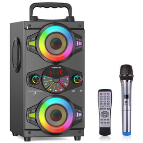 TOMPROAD A52 big bass speaker ideal for outdoor parties with powerful sound.