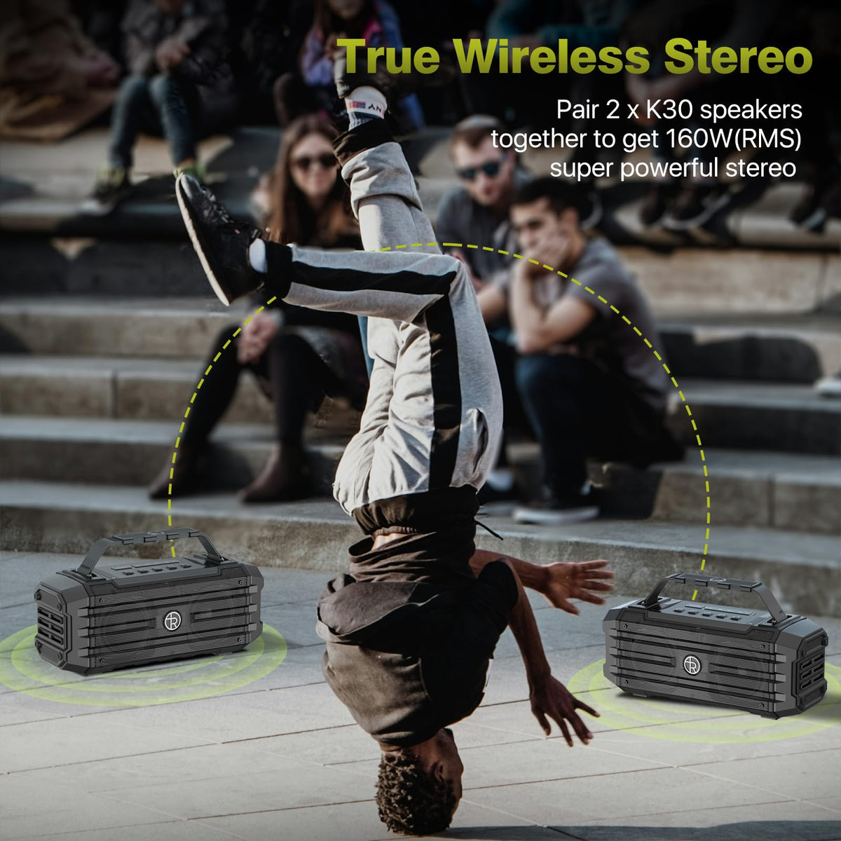 TOMPROAD K30 with Bluetooth 5.3 for quick wireless connections