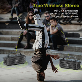 TOMPROAD K30 with Bluetooth 5.3 for quick wireless connections