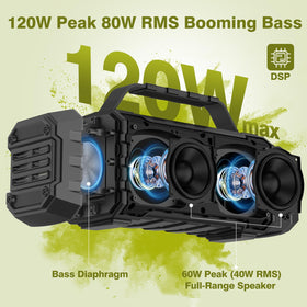 TOMPROAD K30 dual drivers delivering deep bass and immersive sound