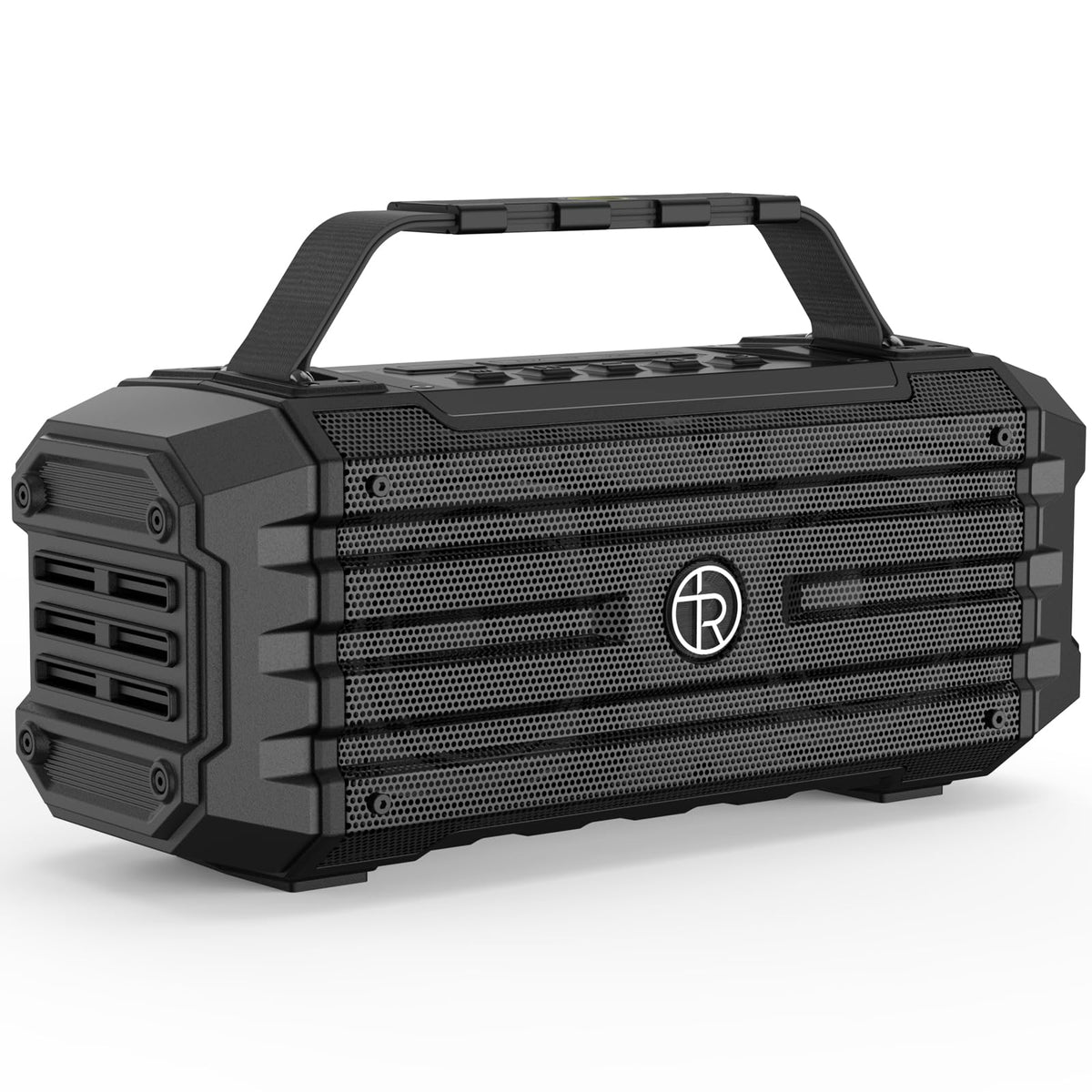 TOMPROAD K30 front view highlighting rugged portability for outdoor events