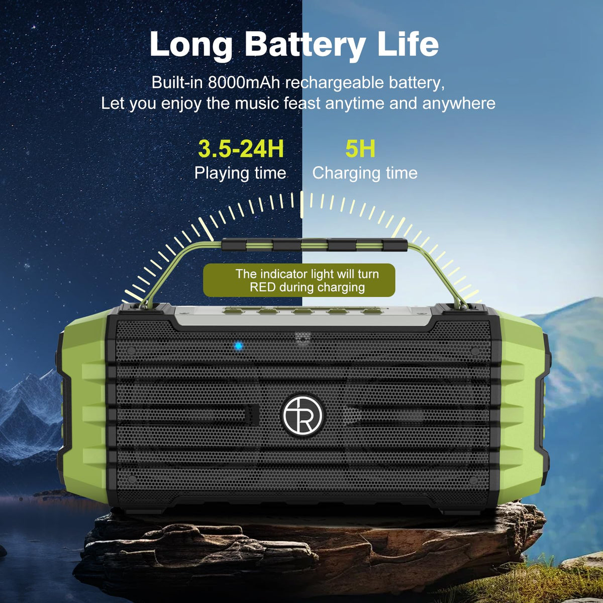 TOMPROAD K30 held in hands for size comparison, illustrates portable and travel-friendly design