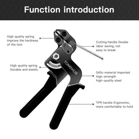 TOMSHUB package with 100 metal ties, ready-for-job convenience benefit