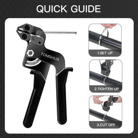 TOMSHUB tool beside ruler, size clarity and accurate fit benefit