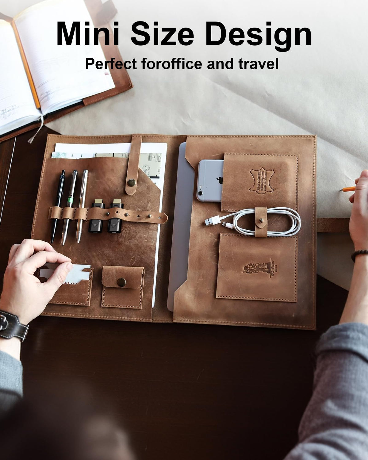 TONGTION next to a hand for scale emphasizing portable convenience