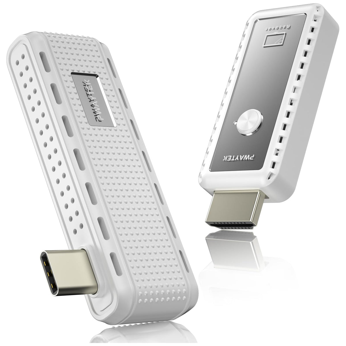 Tongtion wireless HDMI system demonstrates dual connection modes for versatile mirroring.