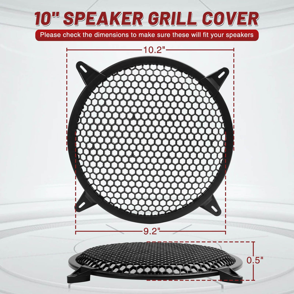 Tongze installed on car subwoofer demonstrating protection and style