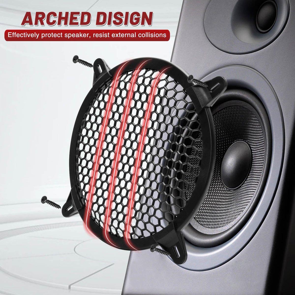Tongze plastic edge detail protecting speaker surround from scratches