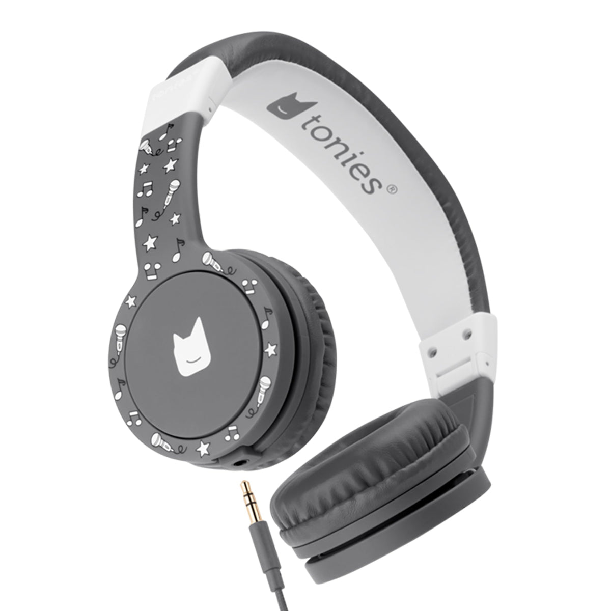 Tonies foldable headphones with compact travel design for easy packing